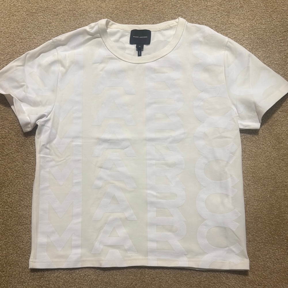 Marc Jacobs White Monogram Shirt